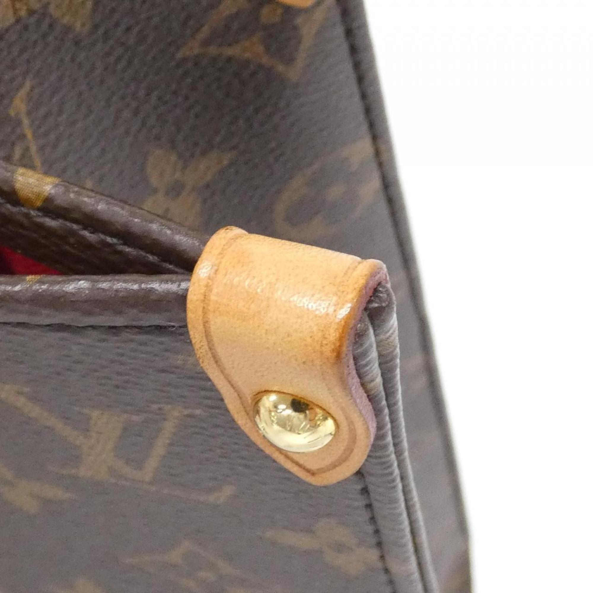 Louis Vuitton Brown Marron Coated Canvas Handbag (Pre-Owned)