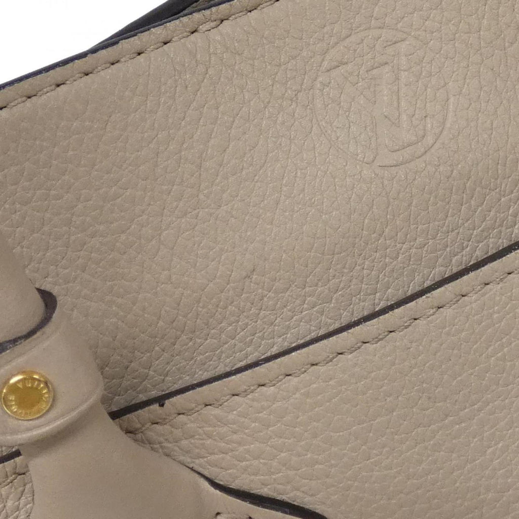 Louis Vuitton Grayish Coated Canvas Leather Handbag (Pre-Owned)