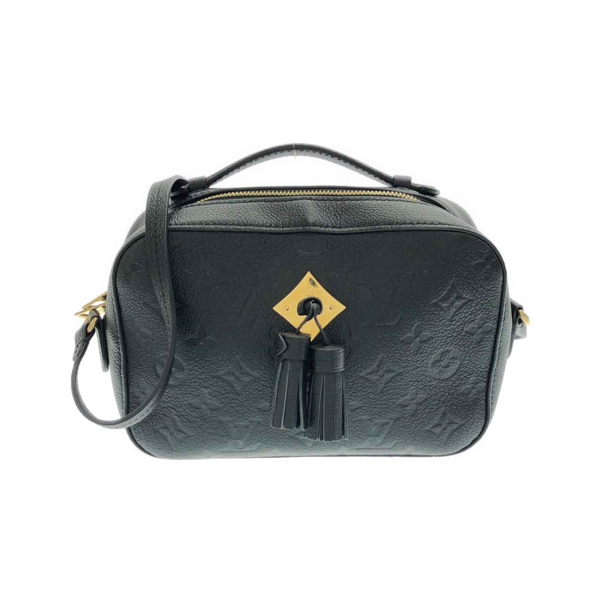 Louis Vuitton Black Leather Shoulder Bag (Pre-Owned)