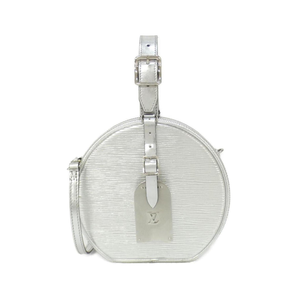 Louis Vuitton Silver Leather Shoulder Bag (Pre-Owned)