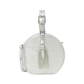 Louis Vuitton Silver Leather Shoulder Bag (Pre-Owned)