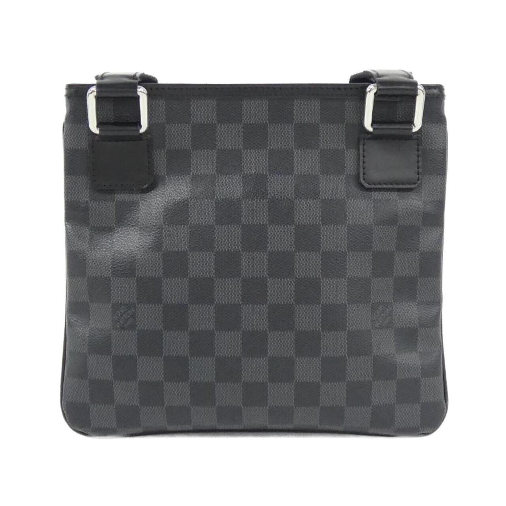 Louis Vuitton Graphite Gray Coated Canvas Shoulder Bag (Pre-Owned)