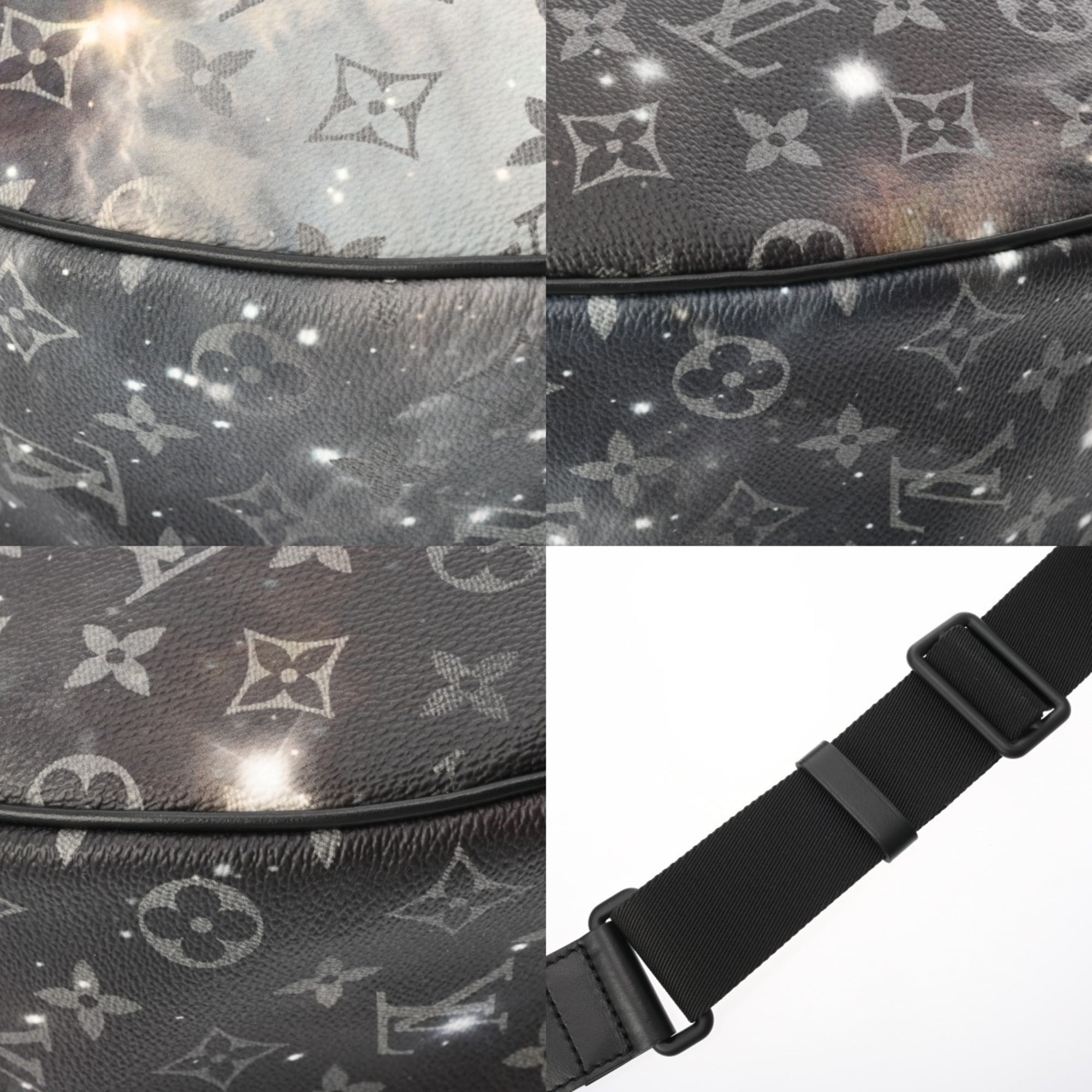 Louis Vuitton Black Monogram Canvas Sling Bag (Pre-Owned)