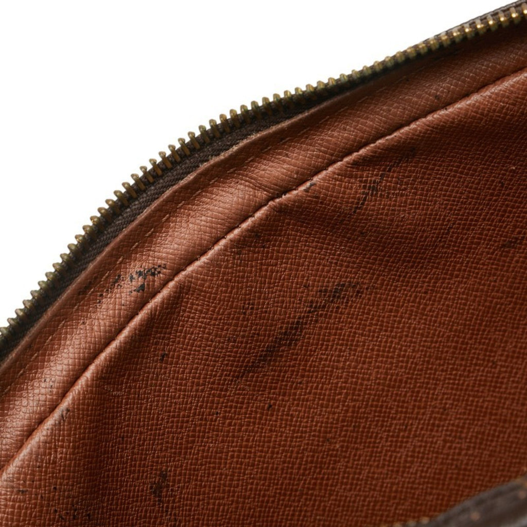 Louis Vuitton Brown Pvc Leather Clutch Bag Handbag (Pre-Owned)