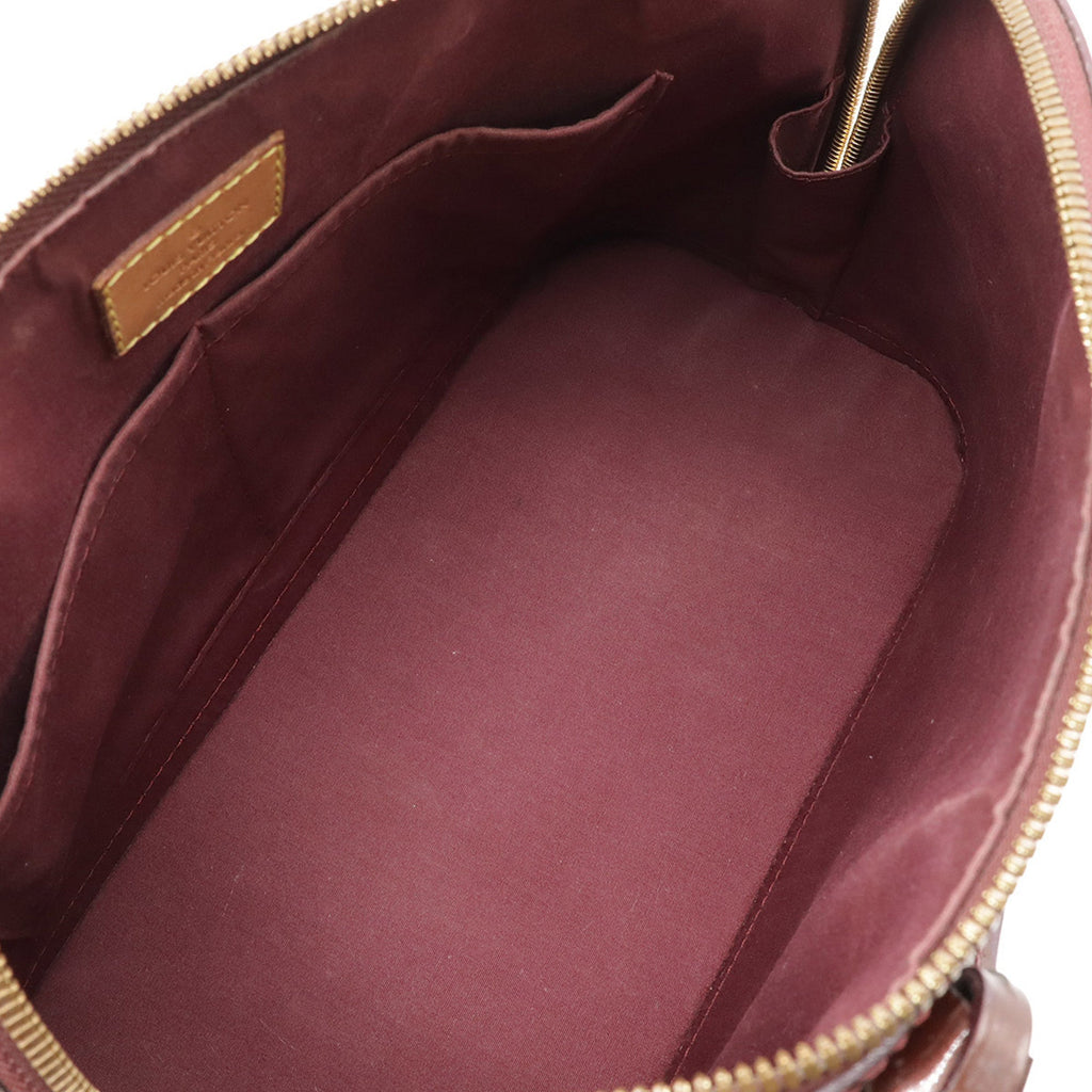 Louis Vuitton Bordeaux Rouge Fauviste Monogram Vernis Handbag (Pre-Owned)