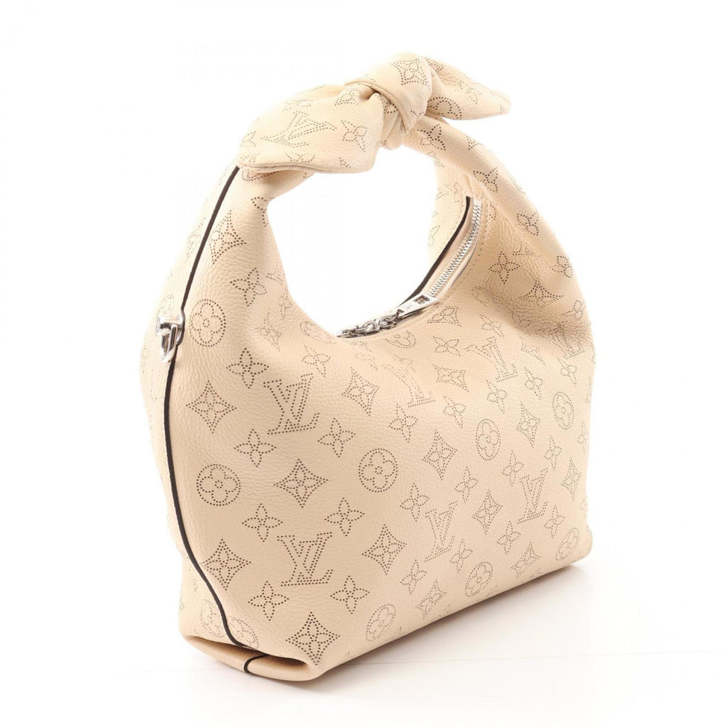 Louis Vuitton Beige Cream Mahina Leather Handbag (Pre-Owned)