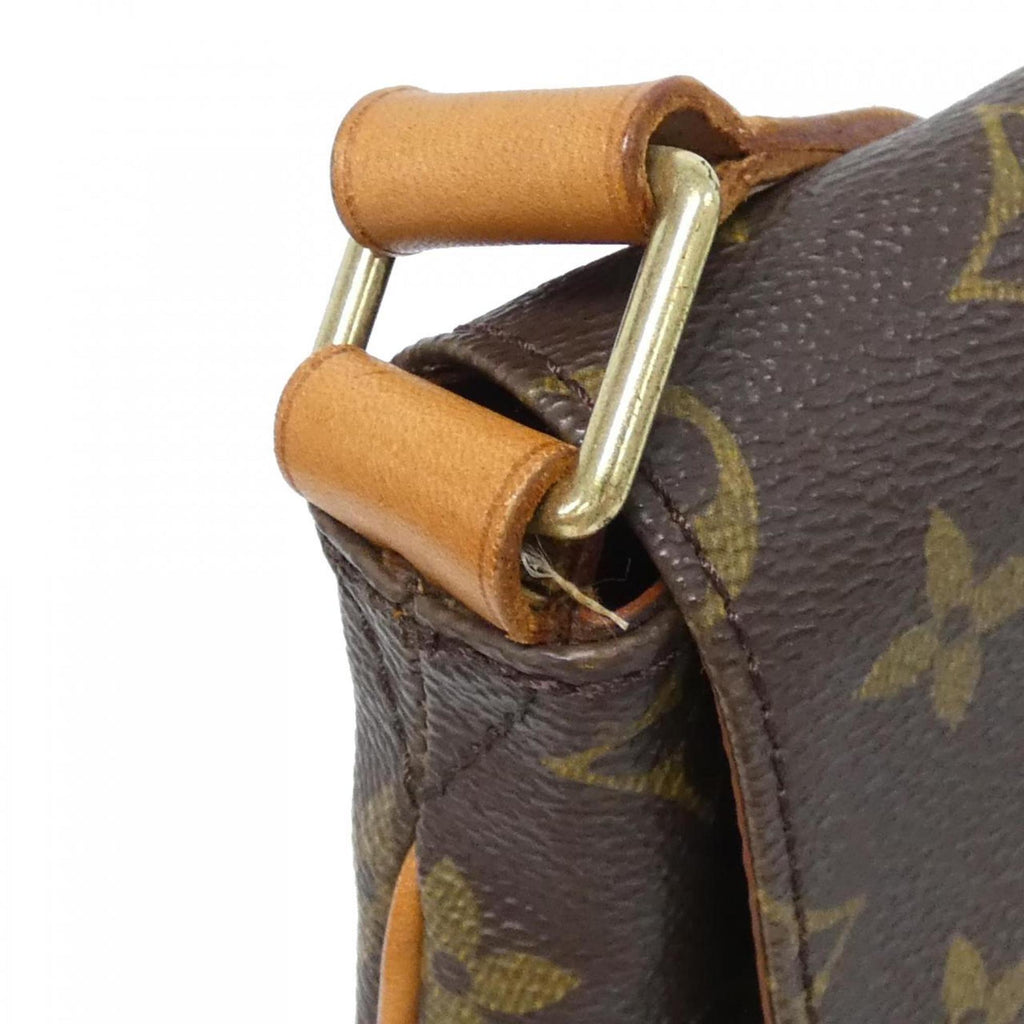 Louis Vuitton Marron Coated Canvas Shoulder Bag (Pre-Owned)
