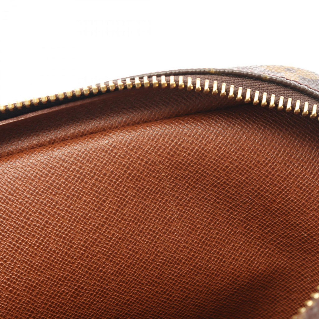 Louis Vuitton Brown Coated Canvas Leather Shoulder Bag (Pre-Owned)