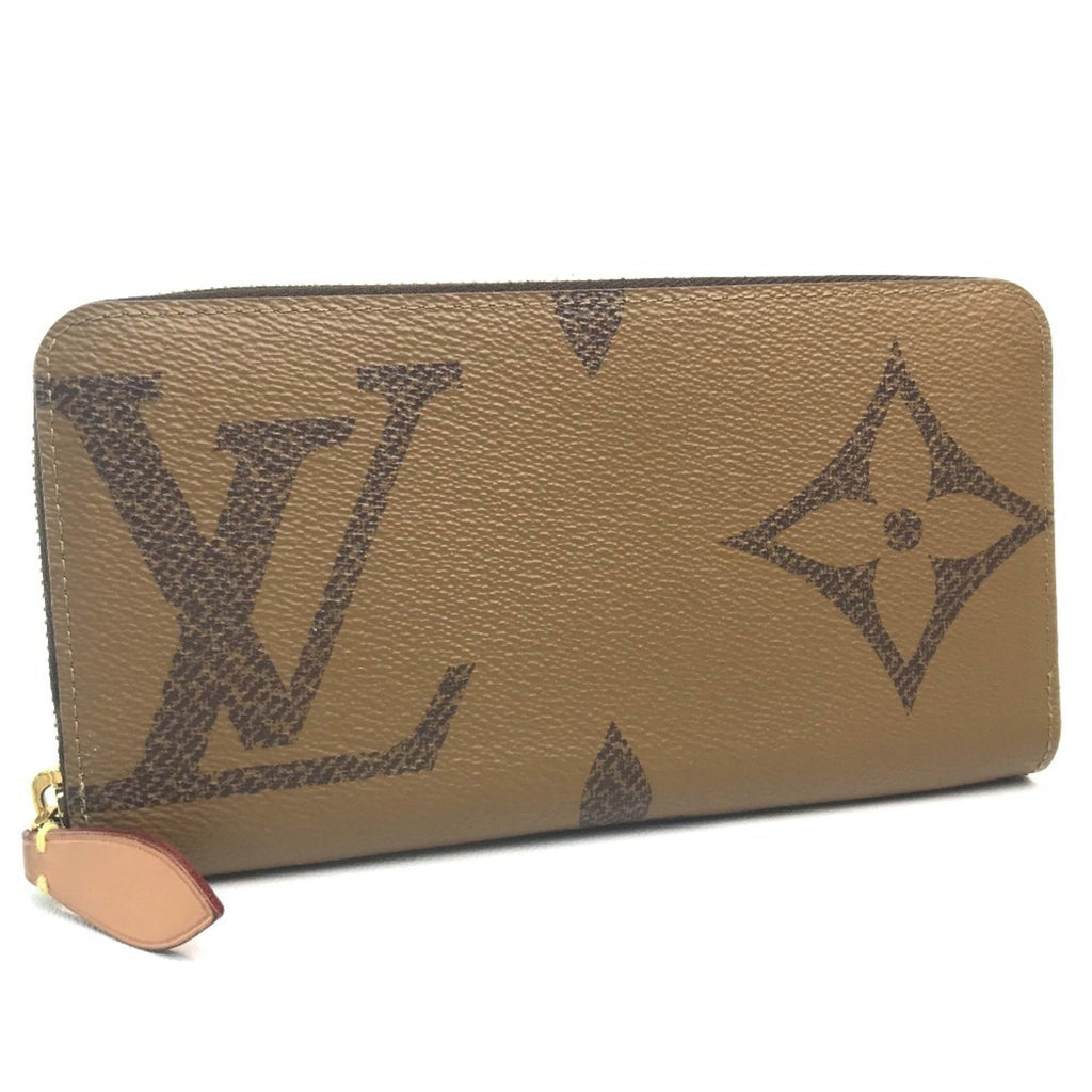 Louis Vuitton Monogram Reverse Brown Monogram Reverse Long Wallet (Bi-Fold) (Pre-Owned)