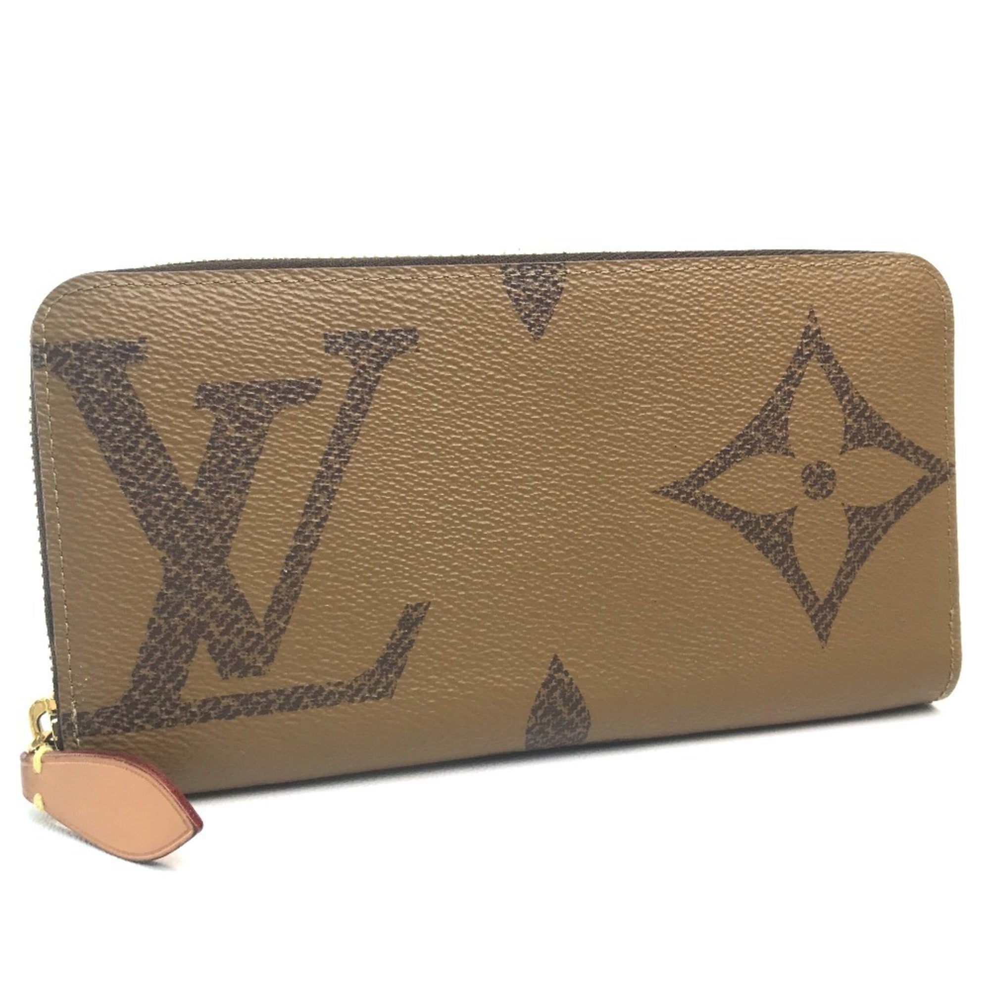 Louis Vuitton Monogram Reverse Brown Monogram Reverse Long Wallet (Bi-Fold) (Pre-Owned)