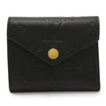 Louis Vuitton Black Noir Monogram Empreinte Leather Wallet (Tri-Fold) (Pre-Owned)