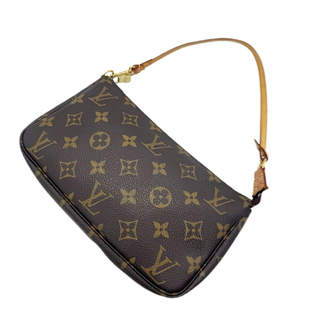 Louis Vuitton Brown Monogram Pochette Pouch (Pre-Owned)