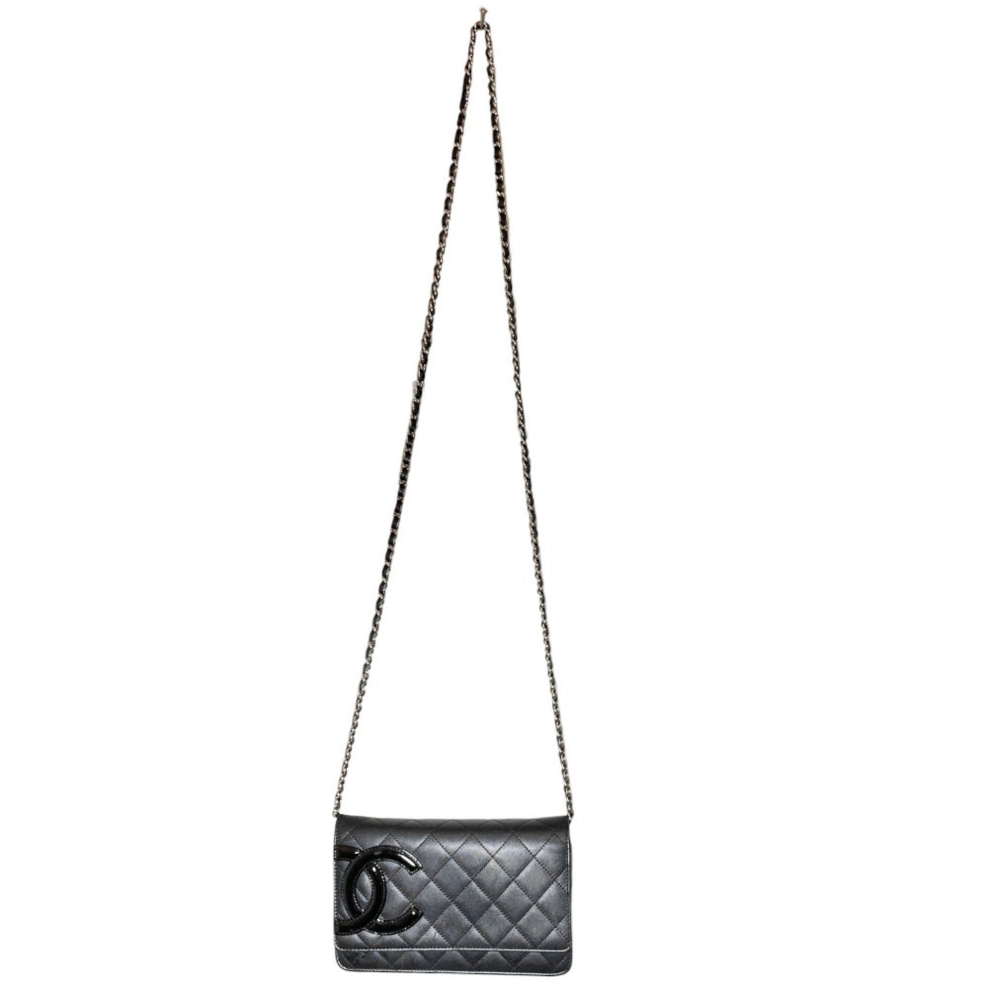 Cambon Wallet on Chain Quilted Leather
