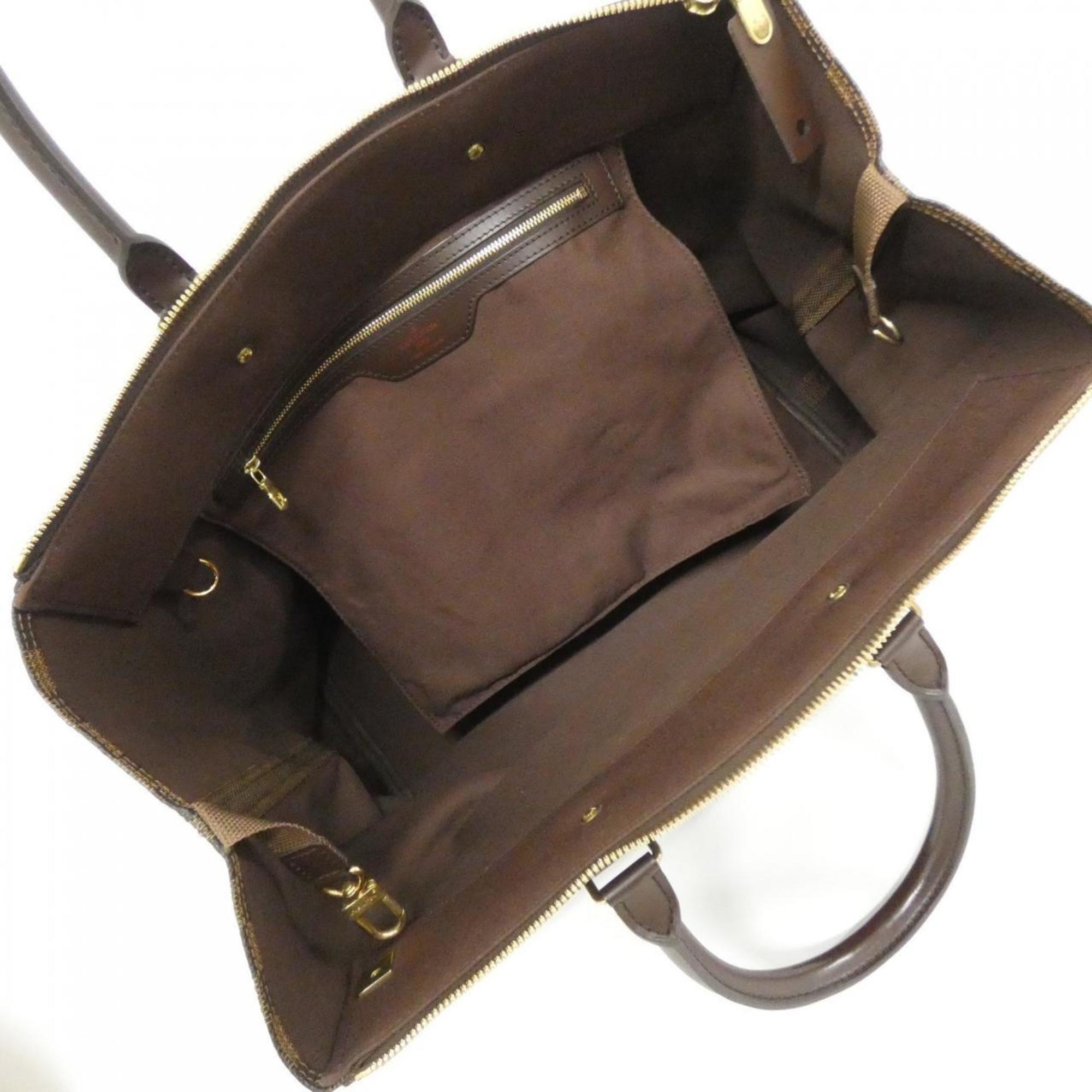Louis Vuitton Damier Ebene Coated Canvas Boston Bag (Pre-Owned)