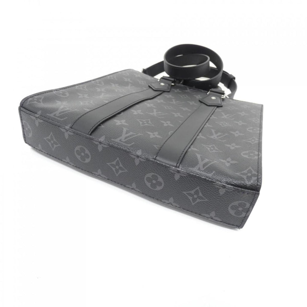 Louis Vuitton Black Coated Canvas Handbag (Pre-Owned)