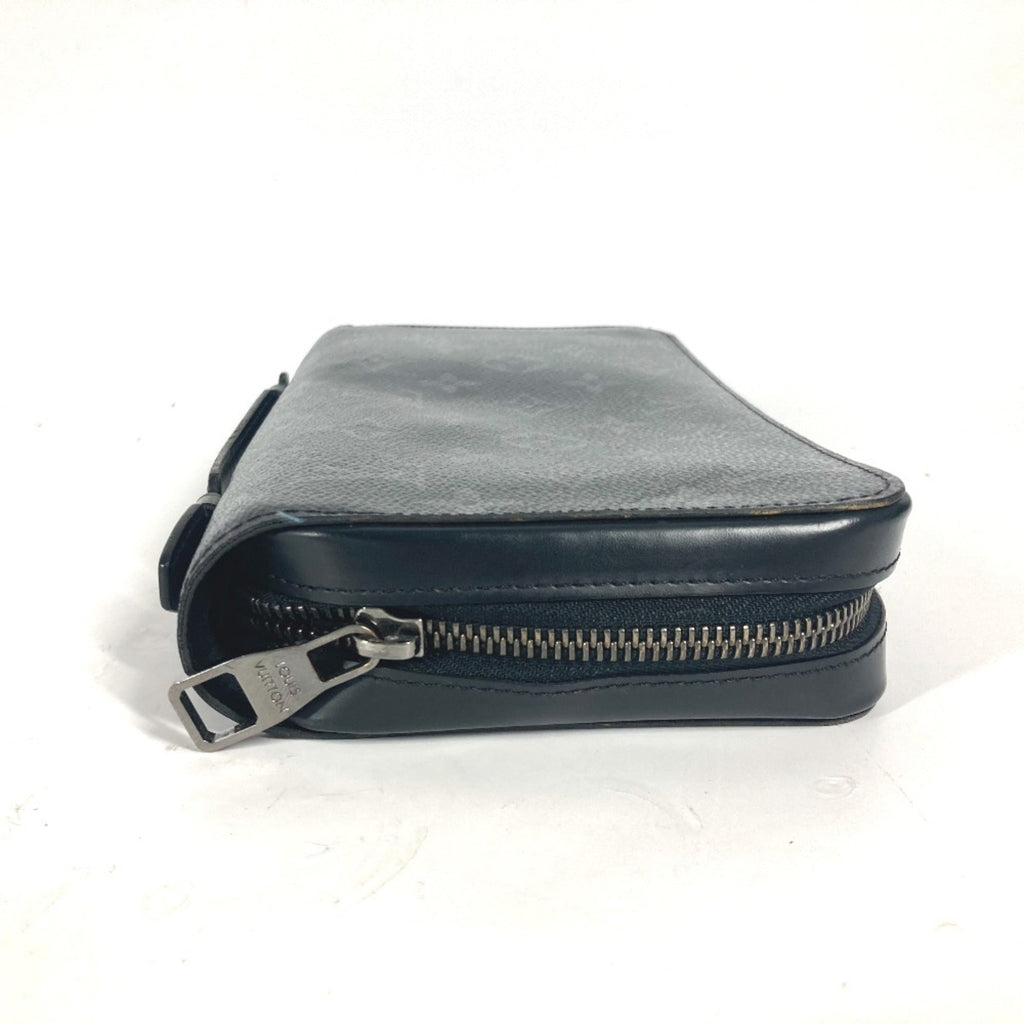 Louis Vuitton Monogram Eclipse Black Monogram Eclipse Long Wallet (Bi-Fold) (Pre-Owned)
