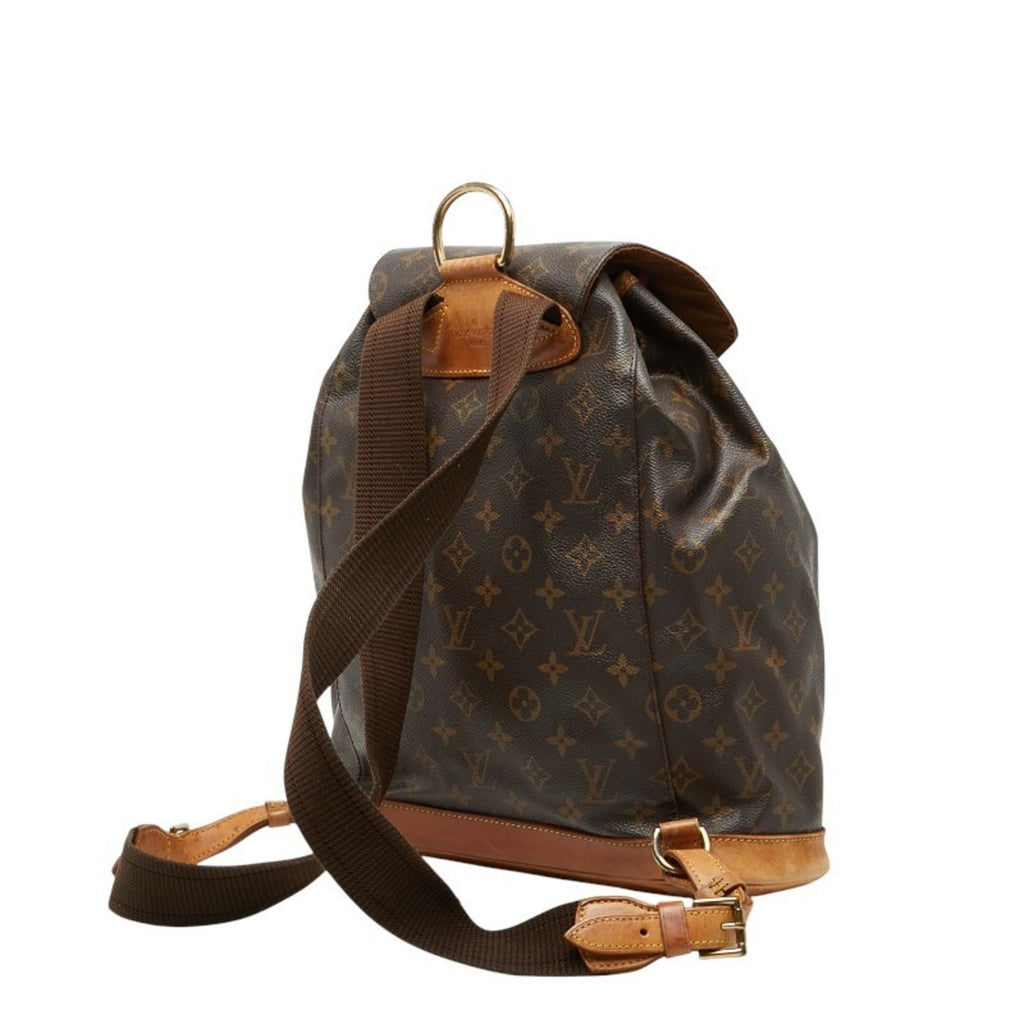 Louis Vuitton Brown Pvc Leather Backpack (Pre-Owned)