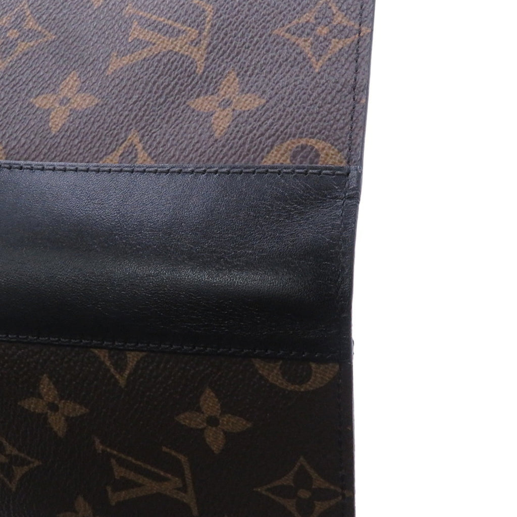 Louis Vuitton Brown Monogram Macassar Monogram Wallet (Bi-Fold) (Pre-Owned)