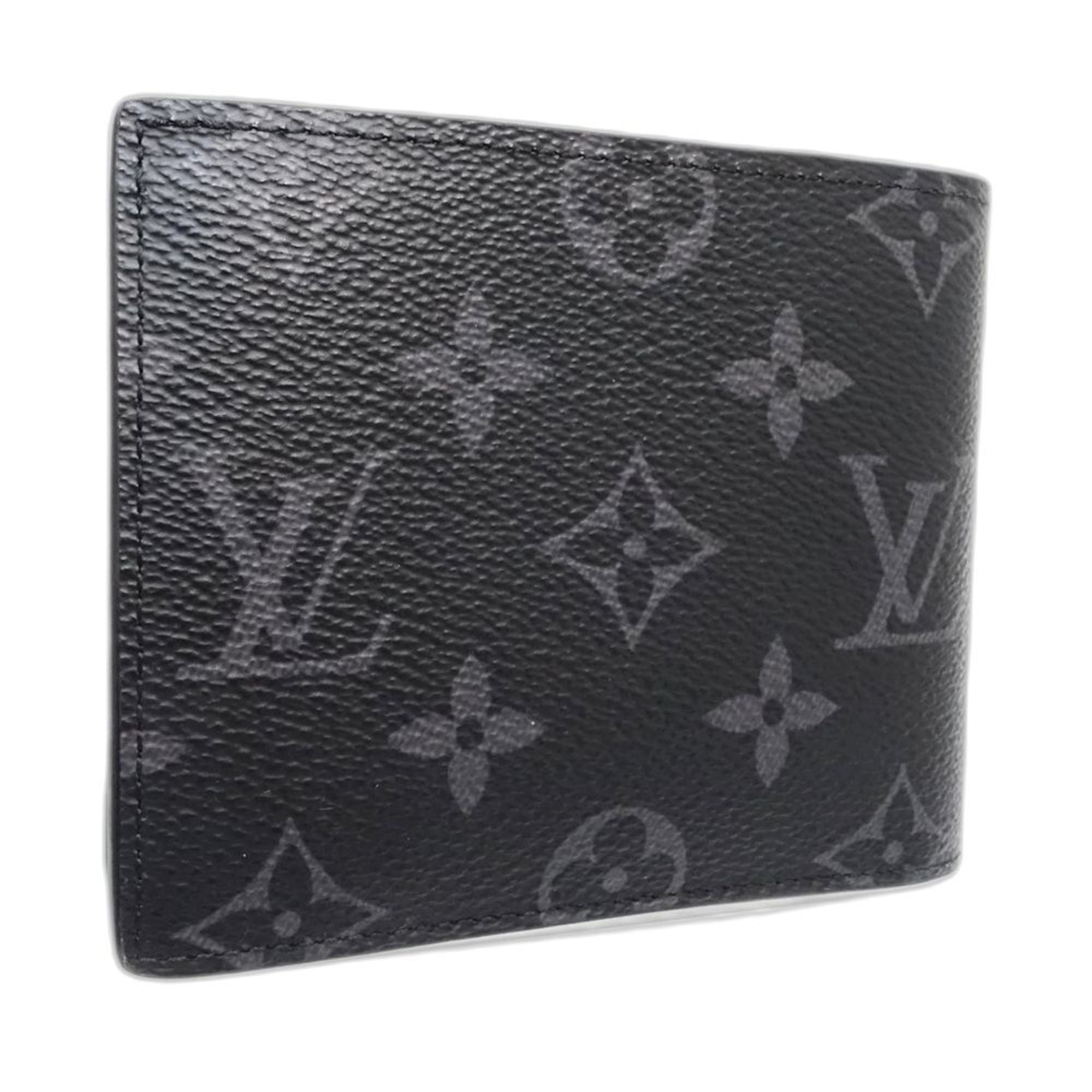 Louis Vuitton Monogram Eclipse Noir Monogram Eclipse Wallet (Bi-Fold) (Pre-Owned)