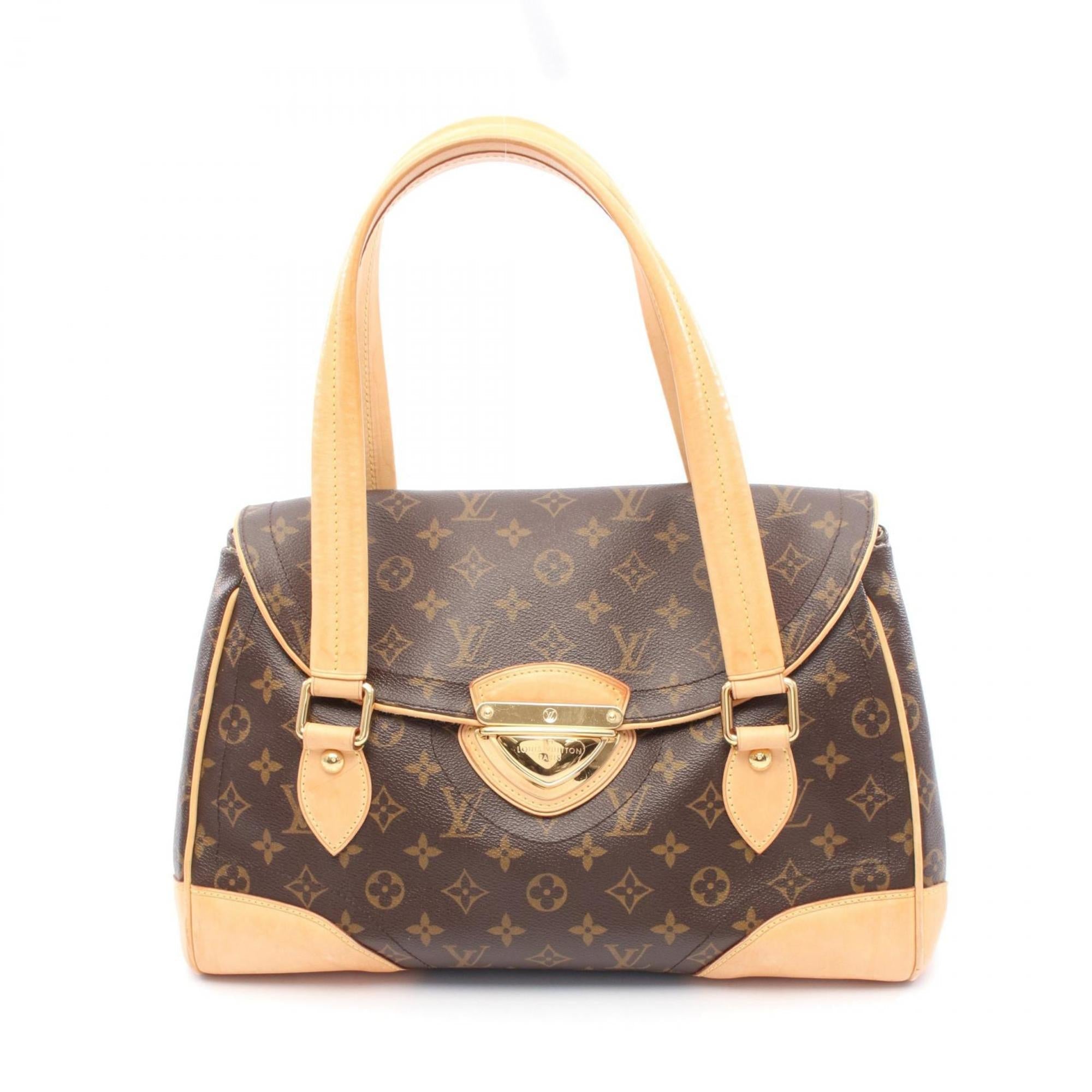 Louis Vuitton Brown Coated Canvas Leather Shoulder Bag (Pre-Owned)