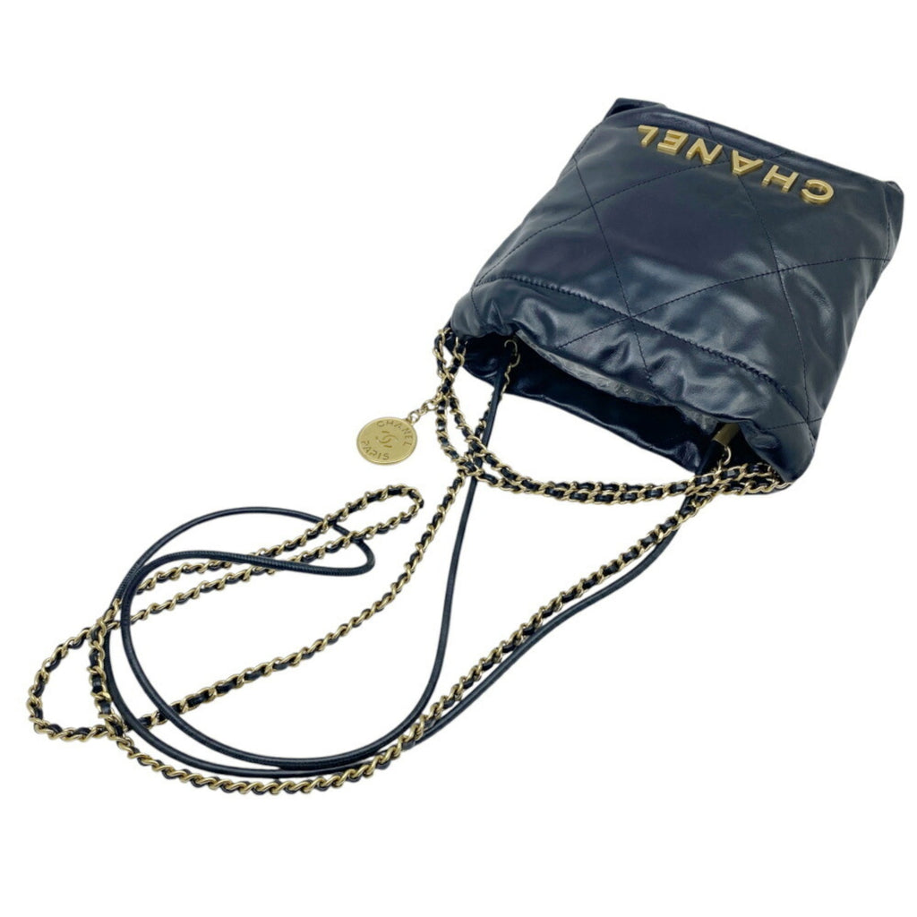 22 Chain Hobo Quilted Calfskin Mini