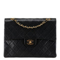 Vintage Square CC Flap Bag Quilted Lambskin Medium