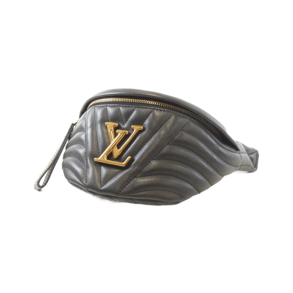 Louis Vuitton Black Leather Fanny Pack Shoulder Bag (Pre-Owned)