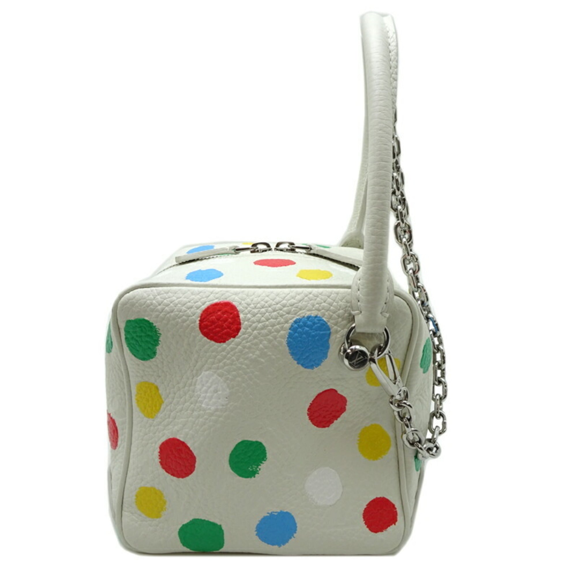 Louis Vuitton Multi-Color White Leather Shoulder Bag (Pre-Owned)