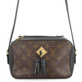 Louis Vuitton Black Monogram Noir Monogram Leather Shoulder Bag (Pre-Owned)