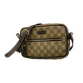 Front Zip Camera Bag GG Coated Canvas Small