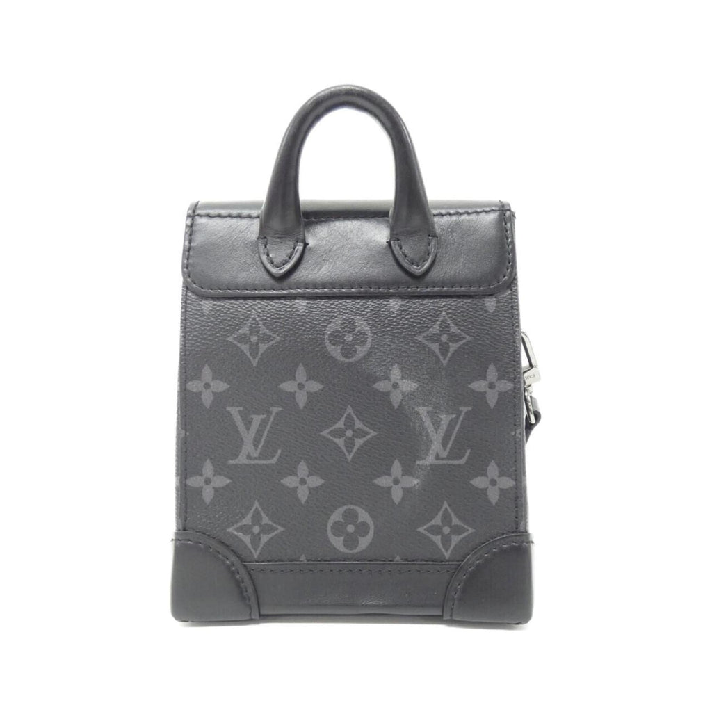Louis Vuitton Black Coated Canvas Shoulder Bag (Pre-Owned)