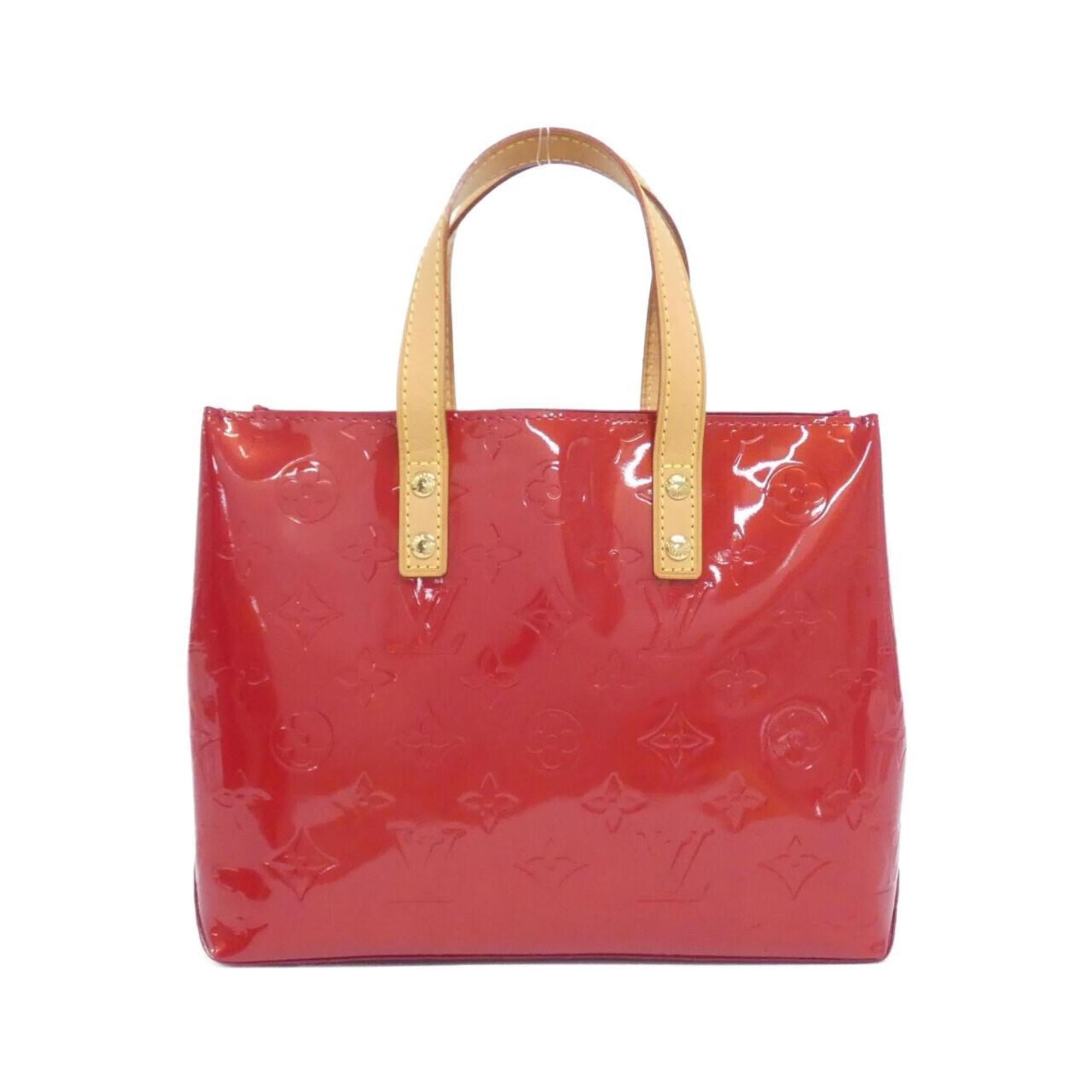 Louis Vuitton Vernis Red Color Leather Handbag (Pre-Owned)