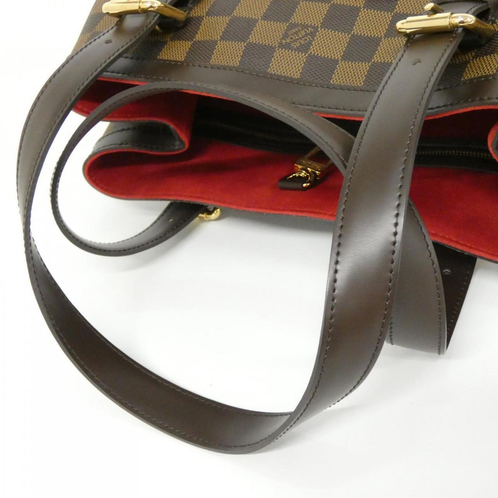 Louis Vuitton Brown Coated Canvas Handbag (Pre-Owned)