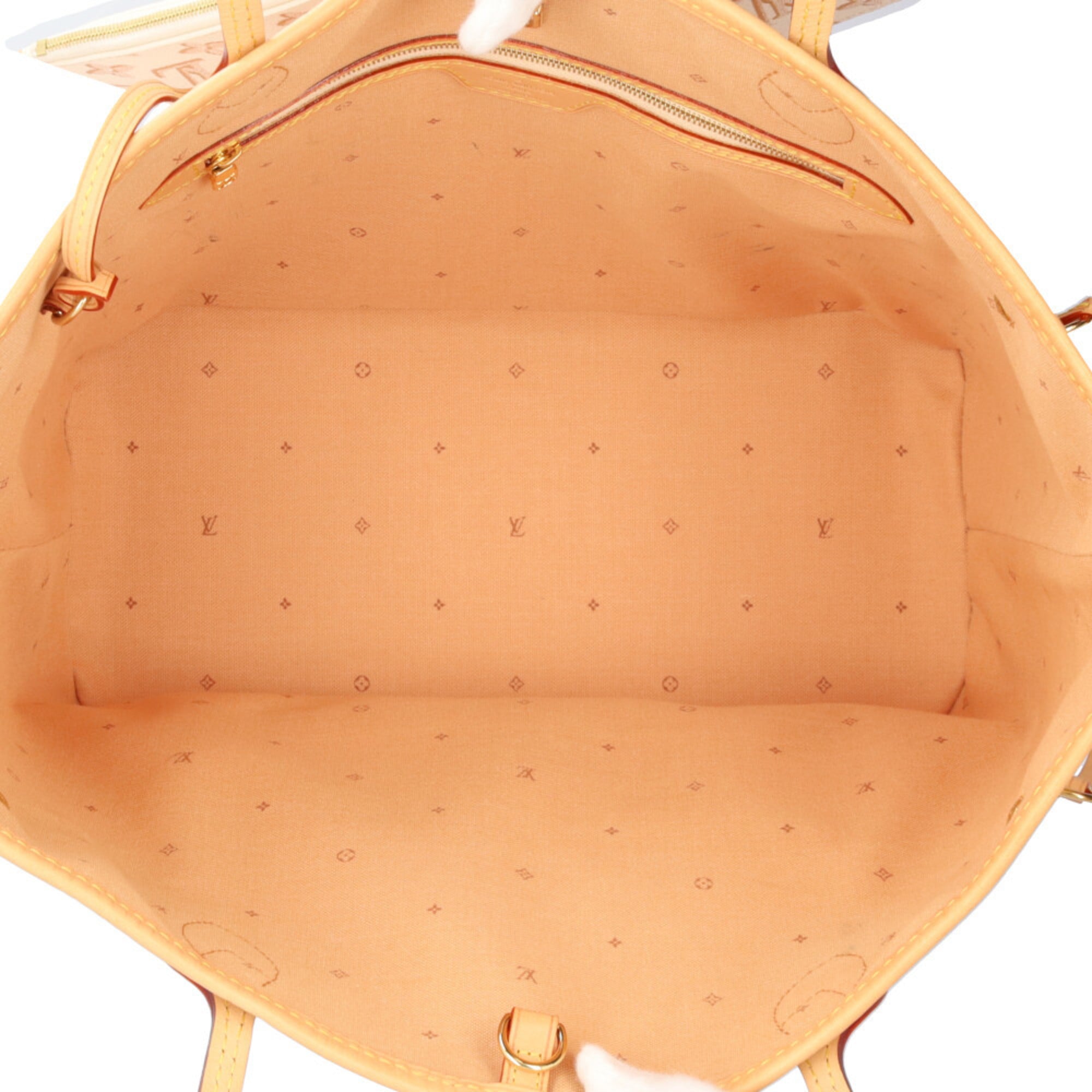 Louis Vuitton Beige Ivory Pvc Tote Bag (Pre-Owned)