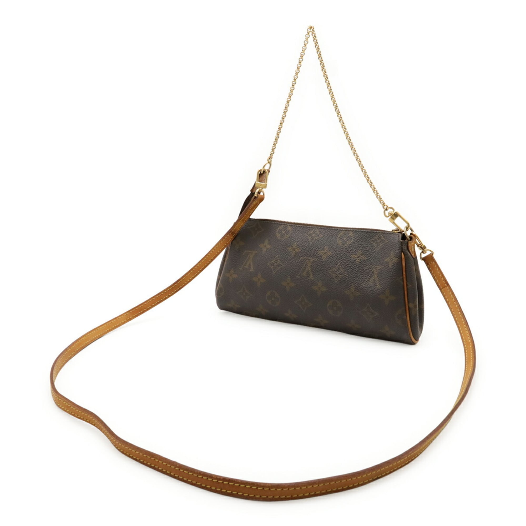 Louis Vuitton Brown Monogram Monogram Handbag Pouch Shoulder Bag (Pre-Owned)