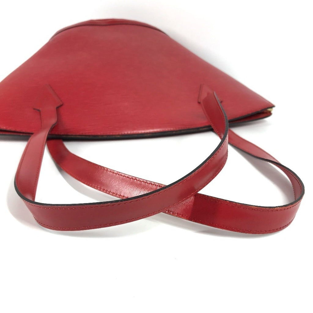 Louis Vuitton Castilian Red Red Color Epi Leather Shoulder Bag (Pre-Owned)