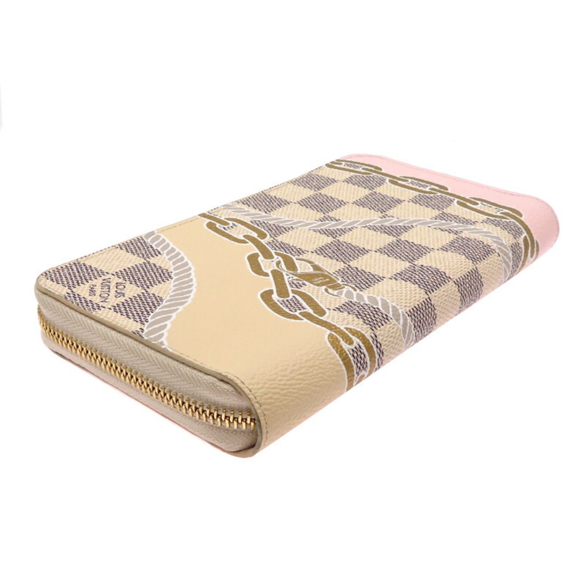 Louis Vuitton Multi-Color Damier Azur Long Wallet (Bi-Fold) (Pre-Owned)