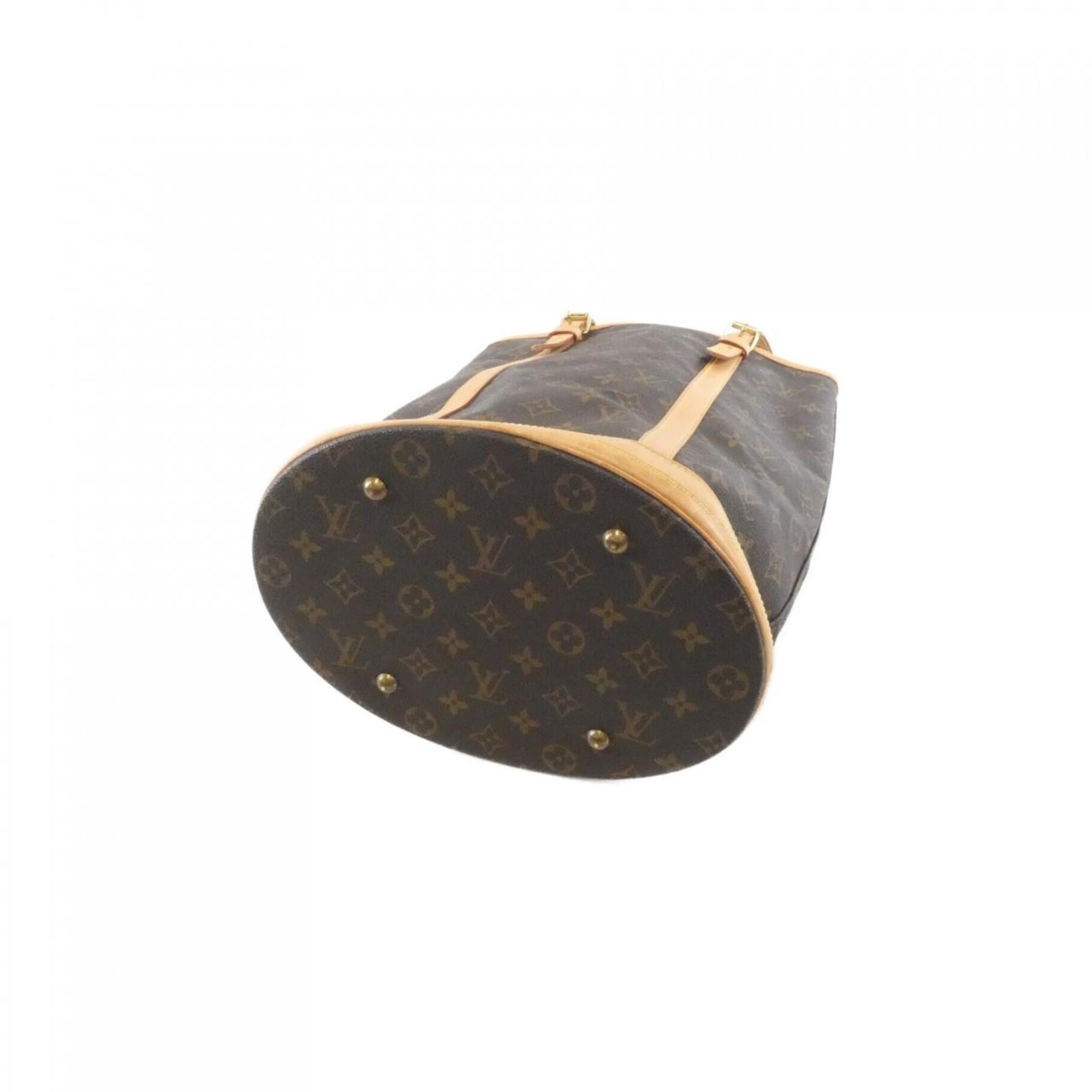 Louis Vuitton Monogram Marron Coated Canvas Shoulder Bag (Pre-Owned)