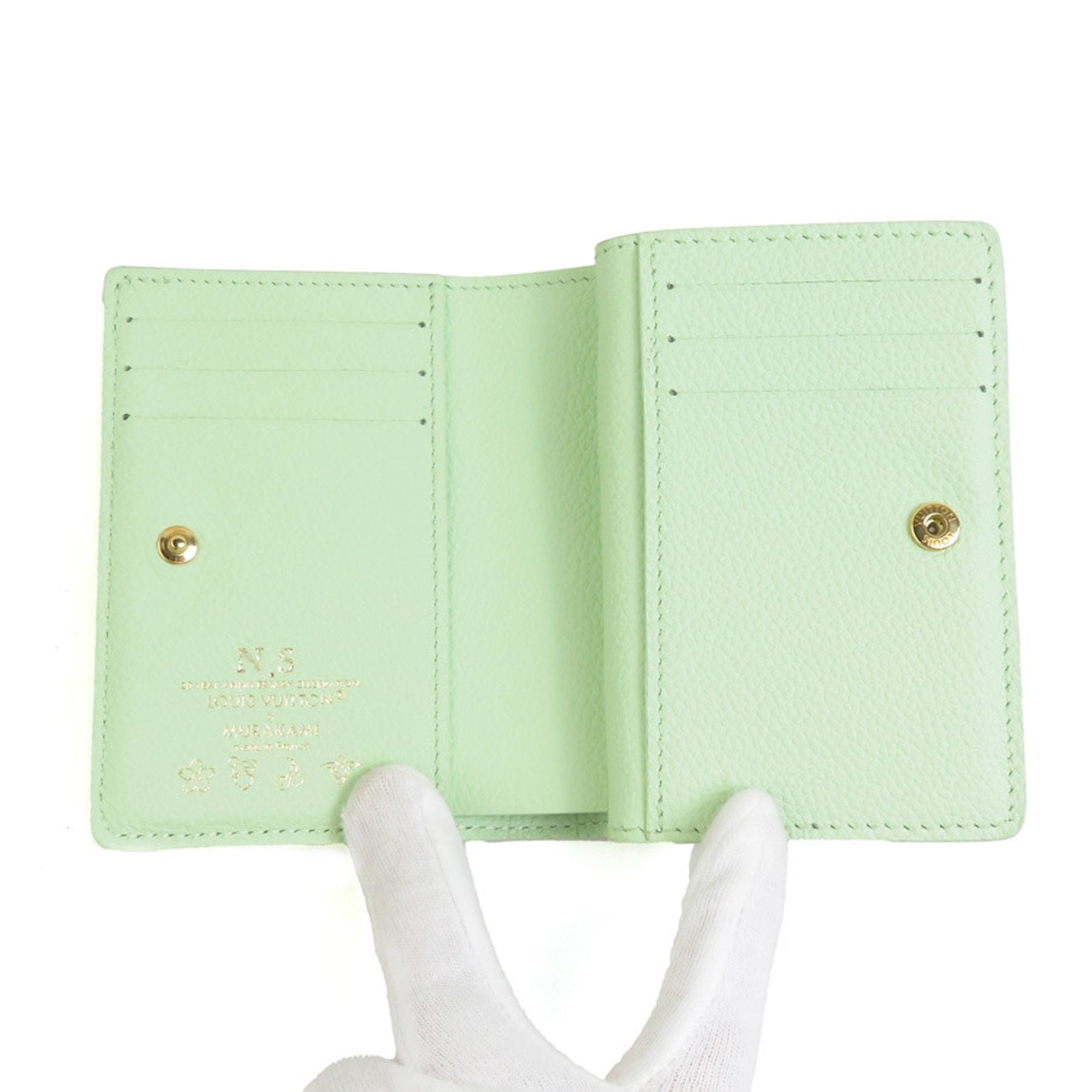 Louis Vuitton Green Monogram Empreinte Wallet (Bi-Fold) (Pre-Owned)