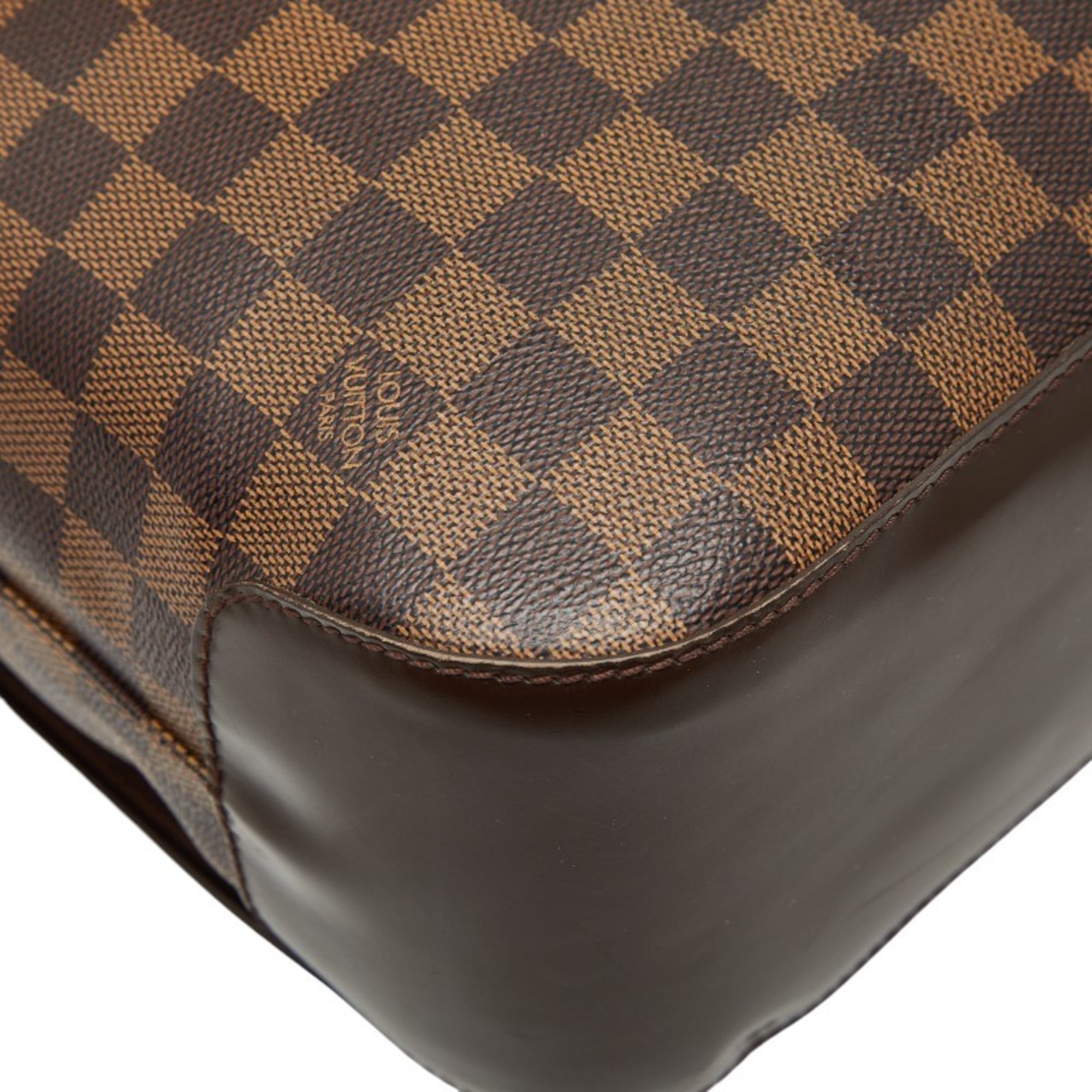Louis Vuitton Brown Pvc Leather Shoulder Bag (Pre-Owned)