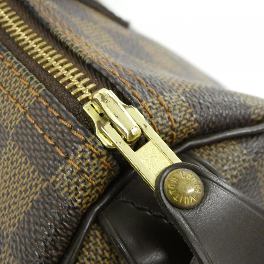 Louis Vuitton Brown Coated Canvas Boston Bag (Pre-Owned)