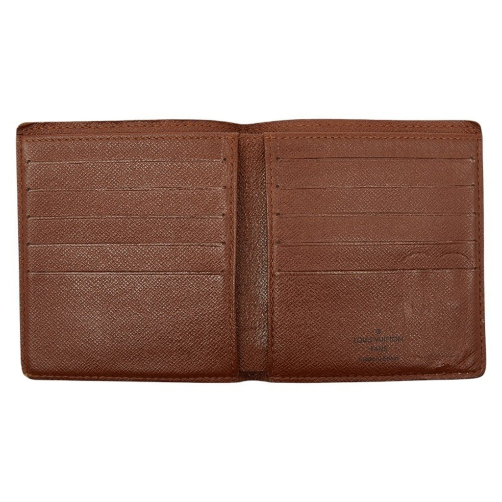 Louis Vuitton Brown Pvc Leather Bill Wallet (Bi-Fold) (Pre-Owned)