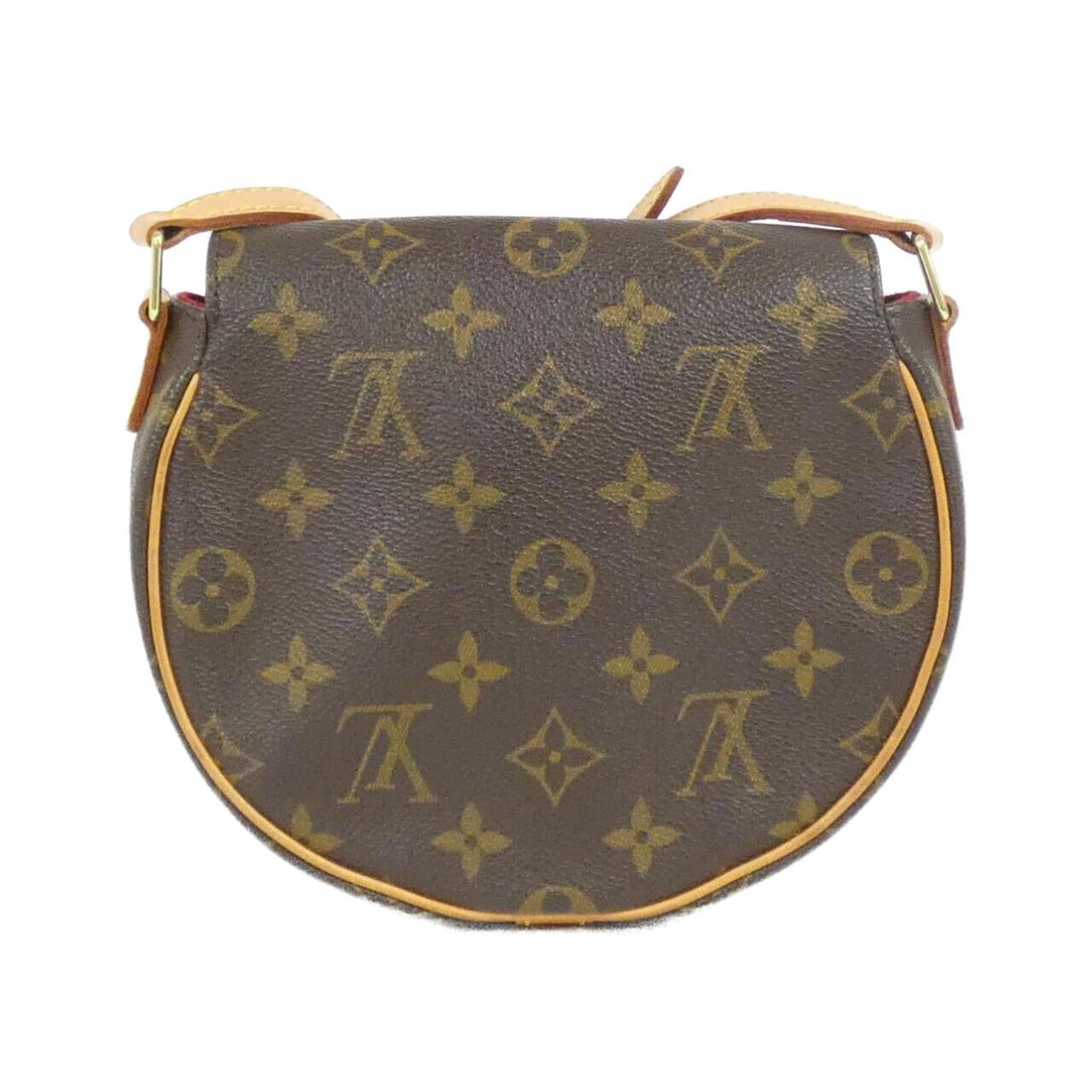 Louis Vuitton Marron Coated Canvas Shoulder Bag (Pre-Owned)