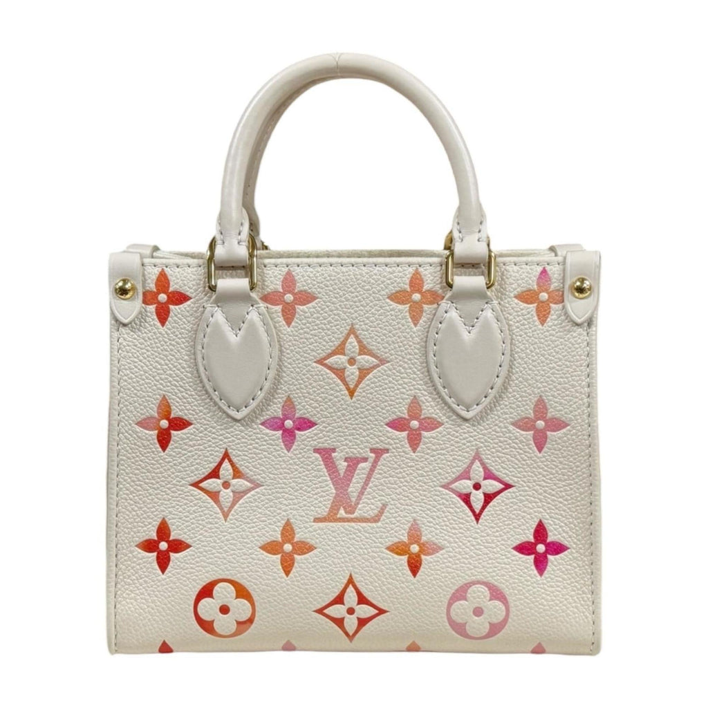 Louis Vuitton Orange Pink White Monogram Empreinte Shoulder Bag (Pre-Owned)