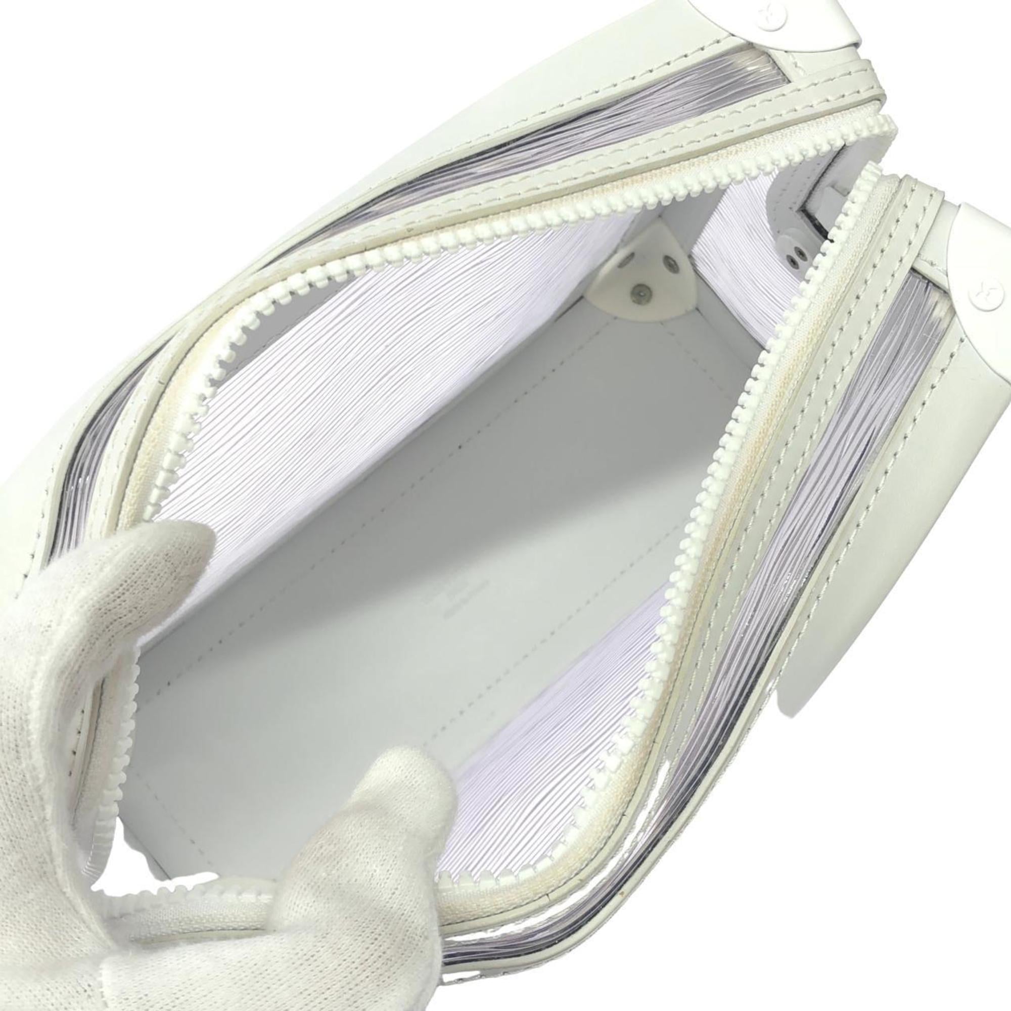 Louis Vuitton Clear White Pvc Leather Shoulder Bag (Pre-Owned)
