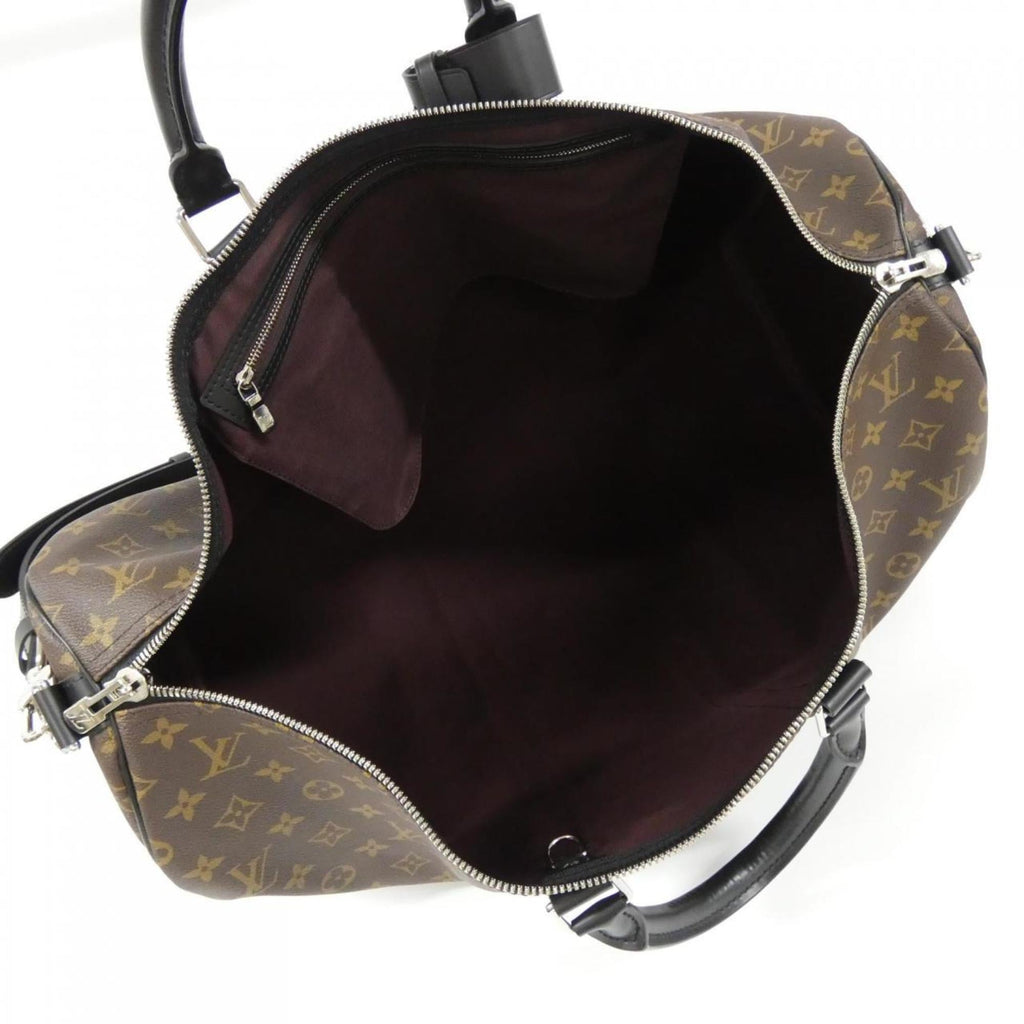 Louis Vuitton Marron Coated Canvas Boston Bag (Pre-Owned)