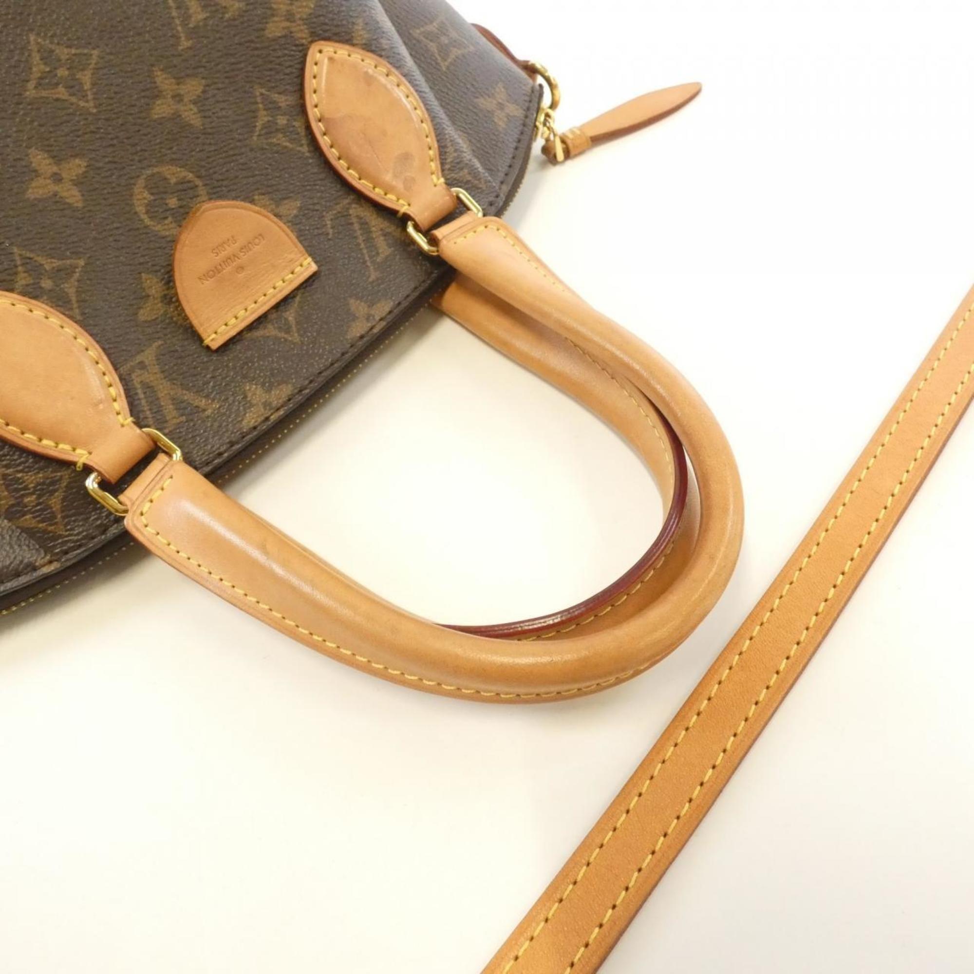 Louis Vuitton Marron Coated Canvas Handbag (Pre-Owned)