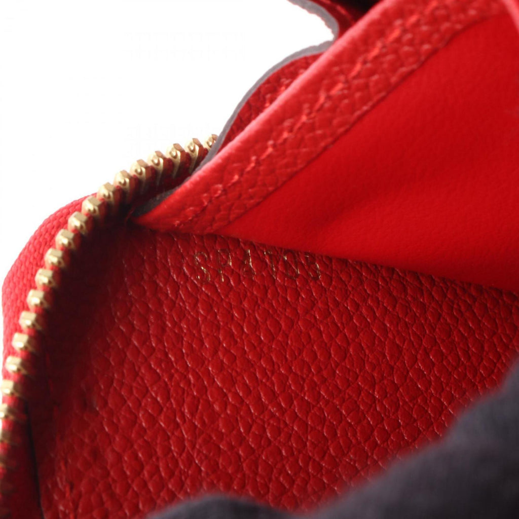 Louis Vuitton Red Color Sacrlet Monogram Empreinte Long Wallet (Bi-Fold) (Pre-Owned)