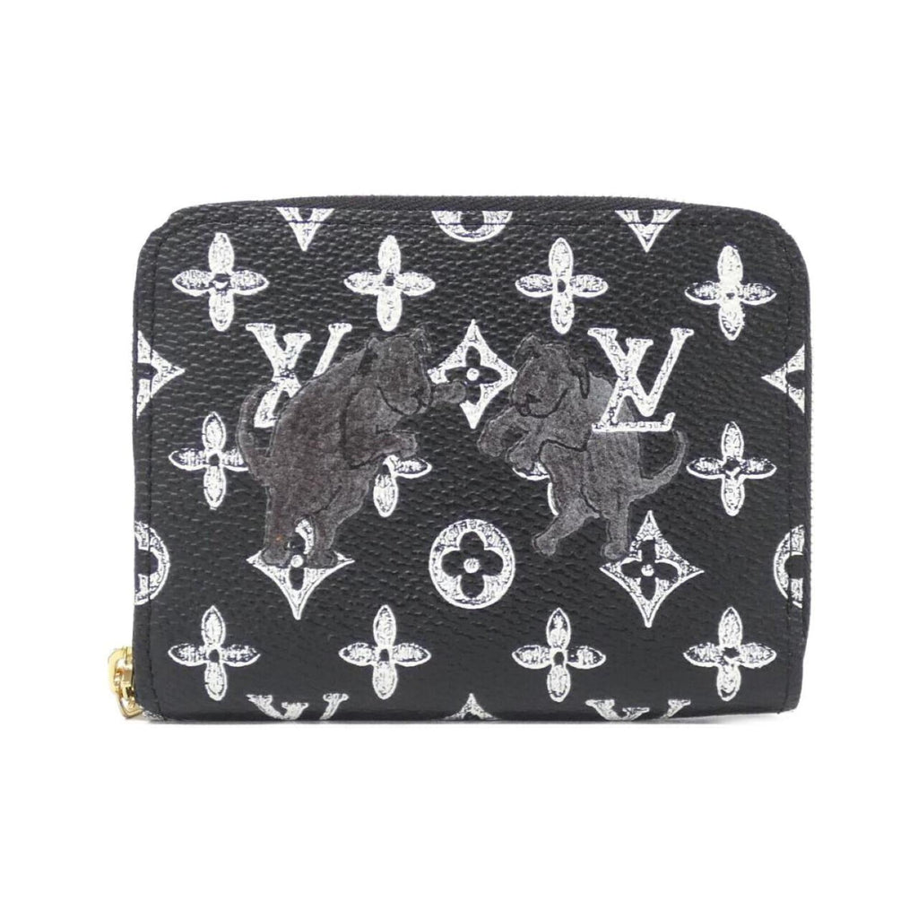 Louis Vuitton Black Coated Canvas Coin Purse/Coin Case (Pre-Owned)