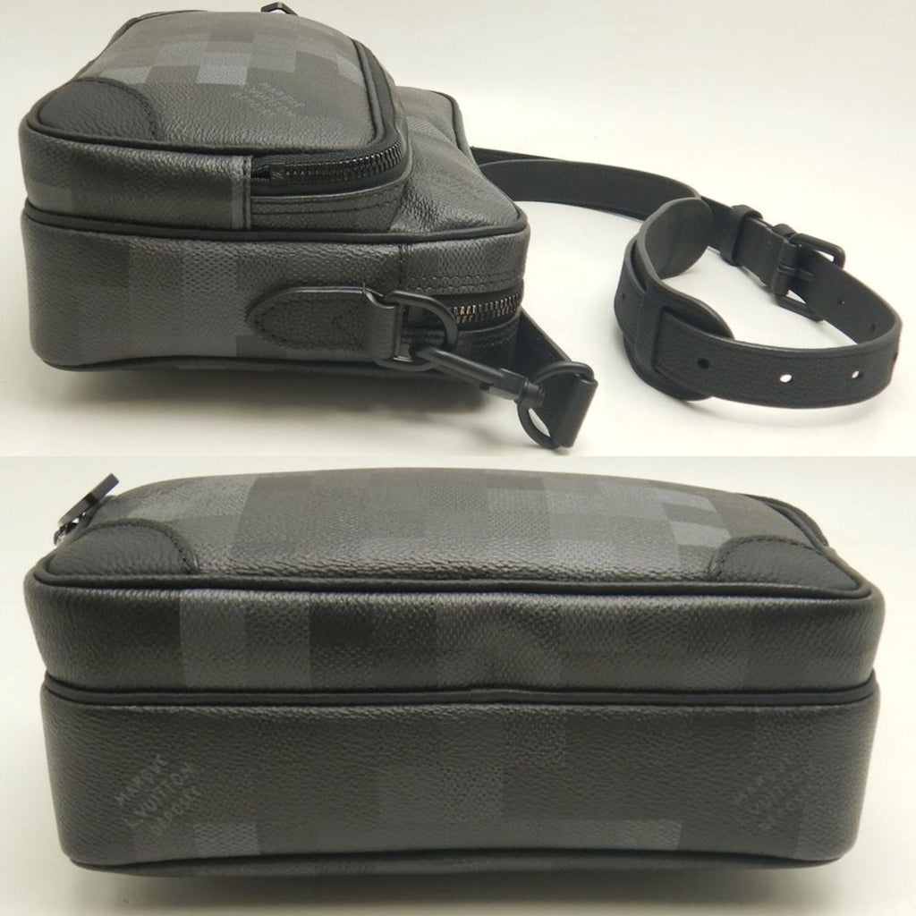 Louis Vuitton Black Noir Pvc Shoulder Bag (Pre-Owned)